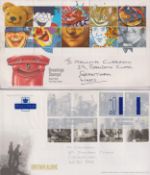 Stamps- GB collection of 300 FDC's 1990 to 1913 many in the original cellophane as received from