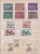 Stamps- A collection of mint and used world wide stamps in 8 binders from early to modern with