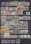 Stamps- A 64 page stock book used but in excellent condition housing a GB and world mainly used