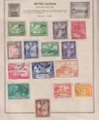 Stamps- A mint and used Word collection of mint and used stamps in five binders/albums. Includes
