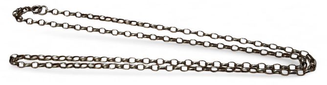 A 9ct gold belcher link necklace, 10.6g