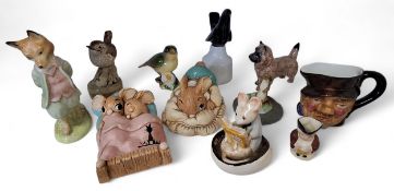 A Beswick Beatrix Potter model, Foxy Whiskered Gentleman, 12.5cm high, gilt mark;   Kitty