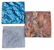 Mark Beachell, contemporary, Night Swimmer, square tile, 28cm;  others (3)