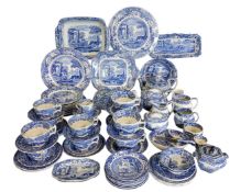 Spode Italian Pattern - serving dishes, teacups, saucers, side plates, teapots, jugs, bread and