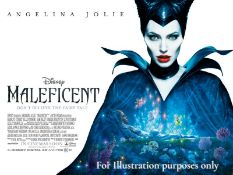 A Maleficent six sheet movie poster, each individual poster, 102 x 72cm Please note image is for