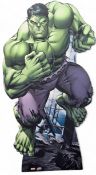 An Avengers Assemble Hulk cinema foyer standee, 77cms tall (rear of top crease taped)