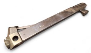 A large cigar cutter, silver scales, 21.5cm long, Stuart Clifford & Co, London 1911