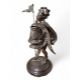 A Victorian silver novelty table figural condiment, as a jester, holding a tankard, standing by a - Image 5 of 7