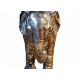 A large German silver standing elephant table ornament, with detachable head, 20cm high, Neresheimer - Image 4 of 6