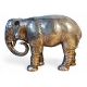A large German silver standing elephant table ornament, with detachable head, 20cm high, Neresheimer - Image 6 of 6