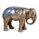 A large German silver standing elephant table ornament, with detachable head, 20cm high, Neresheimer - Image 1 of 6