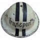 A WWII Chief Warden Transport? MkII Brodie helmet, white, stencilled two black lines, Transport, - Image 5 of 13