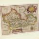 SAXTON & HOLE, MAP OF BERKSHIRE - Image 2 of 2