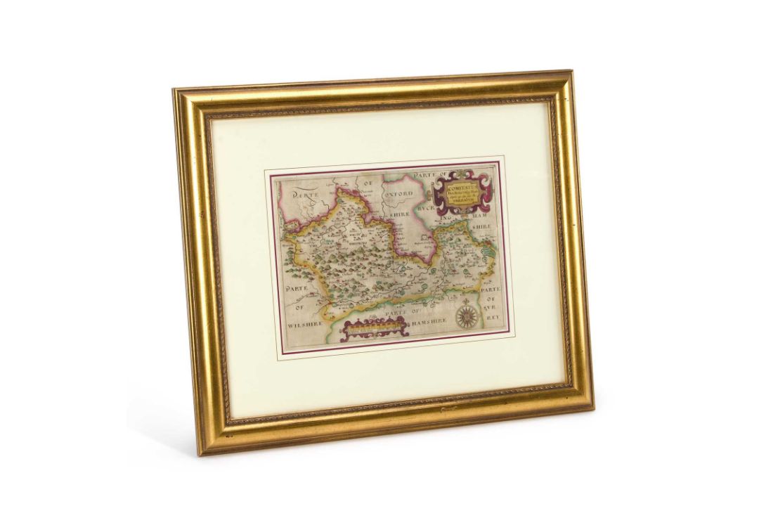 SAXTON & HOLE, MAP OF BERKSHIRE - Image 1 of 2