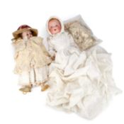 AN ARMAND MARSEILLE BISQUE HEAD DOLL