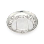 ARCHIBALD KNOX (1864-1933) FOR LIBERTY & CO, A TUDRIC PEWTER DISH