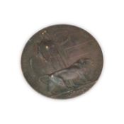 A FIRST WORLD WAR DEATH PLAQUE