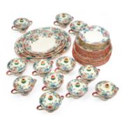 A MATCHED ROYAL DOULTON BOOTHS 'FLORADORA' AND ROYAL CAULDON DINNER SERVICE