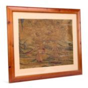 A 19TH CENTURY NEEDLEWORK PICTURE