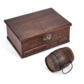A LATE 17TH CENTURY OAK BIBLE BOX