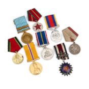 A GROUP OF MEDALS