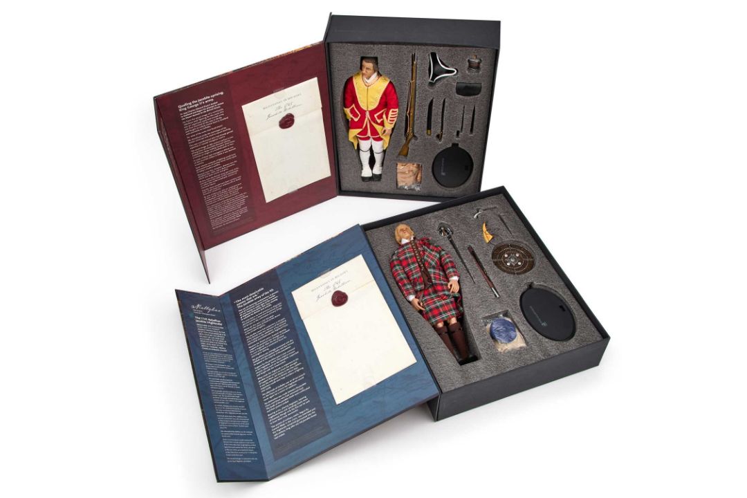TWO GREYSTONES LIMITED EDITION THE 1745 REBELLION COLLECTIBLE FIGURES