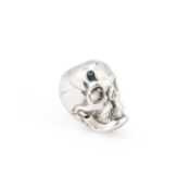 A SILVER-PLATED NOVELTY VESTA CASE