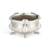 OLIVER BAKER FOR LIBERTY & CO, A PEWTER BOWL