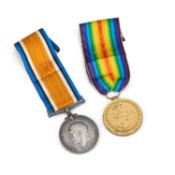A FIRST WORLD WAR MEDAL PAIR