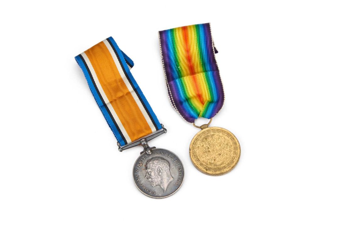 A FIRST WORLD WAR MEDAL PAIR