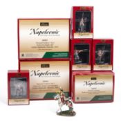 A GROUP OF BOXED W. BRITAIN NAPOLEONIC FIGURES