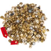 A LARGE COLLECTION OF UNIFORM BUTTONS