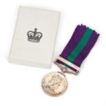AN ELIZABETH II GENERAL SERVICE MEDAL (G.S.M.) WITH CANAL ZONE CLASP