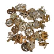 A GROUP OF MILITARY CAP BADGES