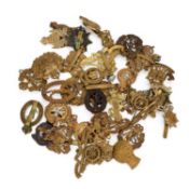 A GROUP OF MILTARY CAP BADGES