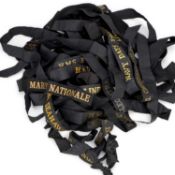 A COLLECTION OF ROYAL NAVY CAP TALLIES