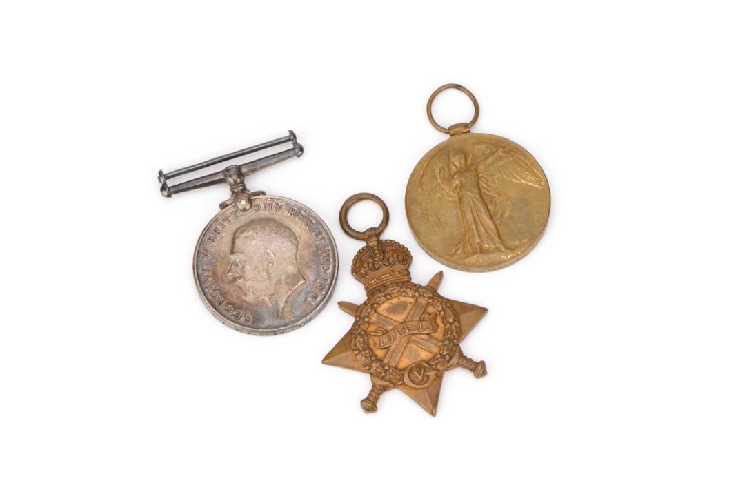 A FIRST WORLD WAR MEDAL TRIO