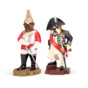 TWO DOGGIE PEOPLE MODELS
