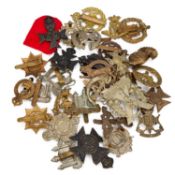 A GROUP OF MILITARY CAP BADGES