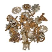 A GROUP OF MILITARY CAP BADGES