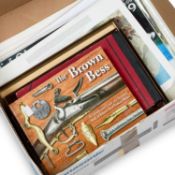 A GROUP OF BOOKS, SIGNS AND FRAMED ARTICLES