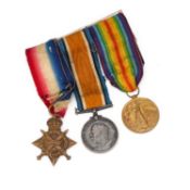 A FIRST WORLD WAR MEDAL TRIO