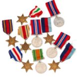 A GROUP OF SECOND WORLD WAR MEDALS