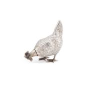 A DUTCH SILVER NOVELTY PEPPERETTE