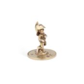 LESLIE GORDON DURBIN (1913-2005), AN ELIZABETH II SILVER-GILT COMMEMORATIVE MODEL