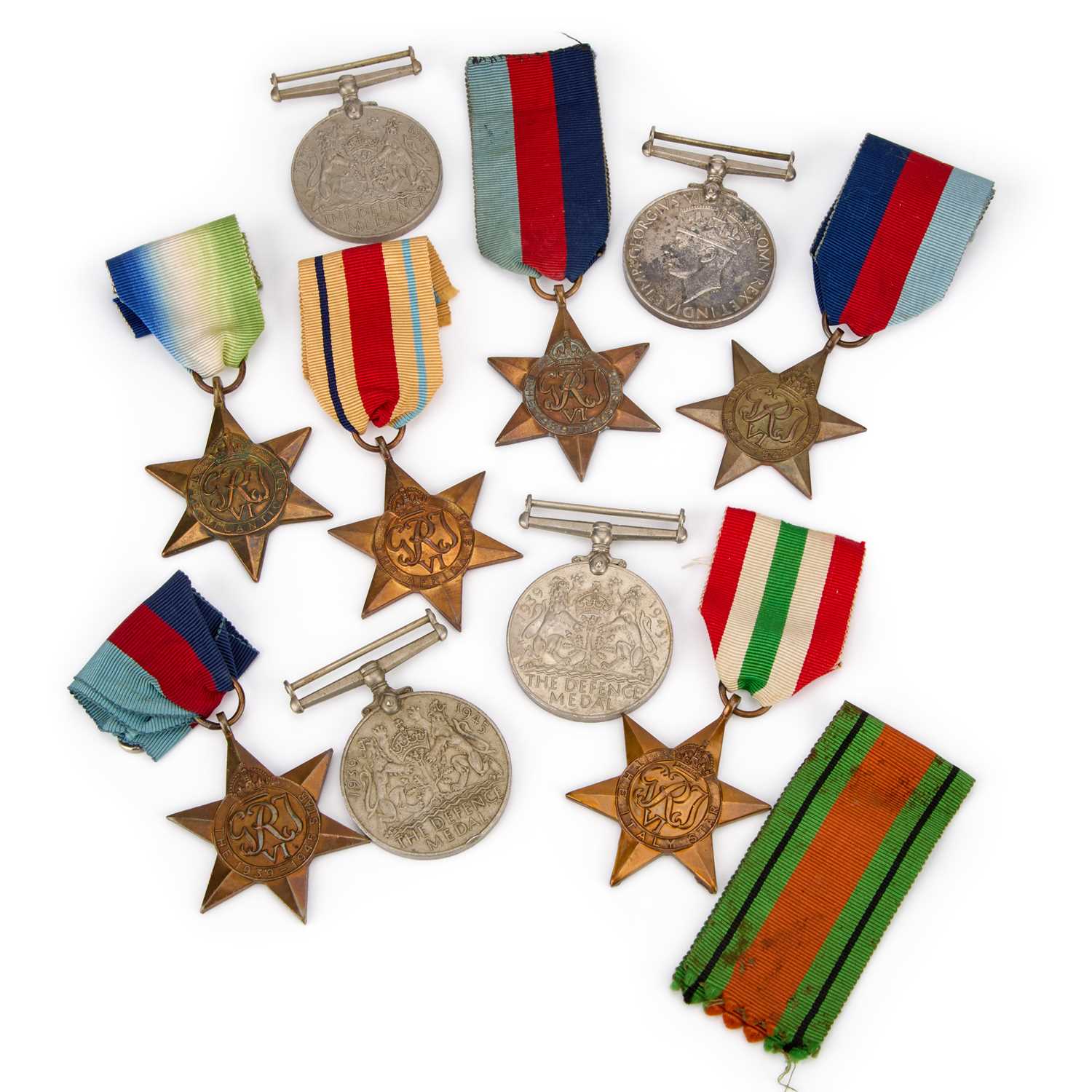 A COLLECTION OF SECOND WORLD WAR MEDALS
