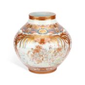 A LARGE JAPANESE KUTANI PORCELAIN VASE MEIJI PERIOD (1868-1912)