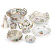 A GROUP OF GERMAN PORCELAIN