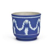 A WEDGWOOD BLUE JASPER JARDINIÈRE 19TH CENTURY