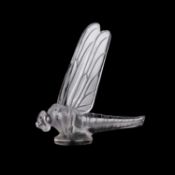 RENÉ LALIQUE (FRENCH, 1860-1945), A 'LIBELLULE GRANDE' CAR MASCOT, DESIGNED 1928